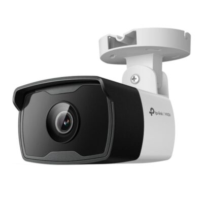 Cámara IP VIGI tipo Bala 4MP.  Lente Fijo 4 mm.  INCLUYE Detección Inteligente (Clasifica Humanos y Vehículos), Detección de Movimiento, Detección de Intrusión de Área, Detección de Cruce de Línea, Detección de Manipulación de Cámara, Detección de Objeto abandonado, Detección de Remoción de Objetos.